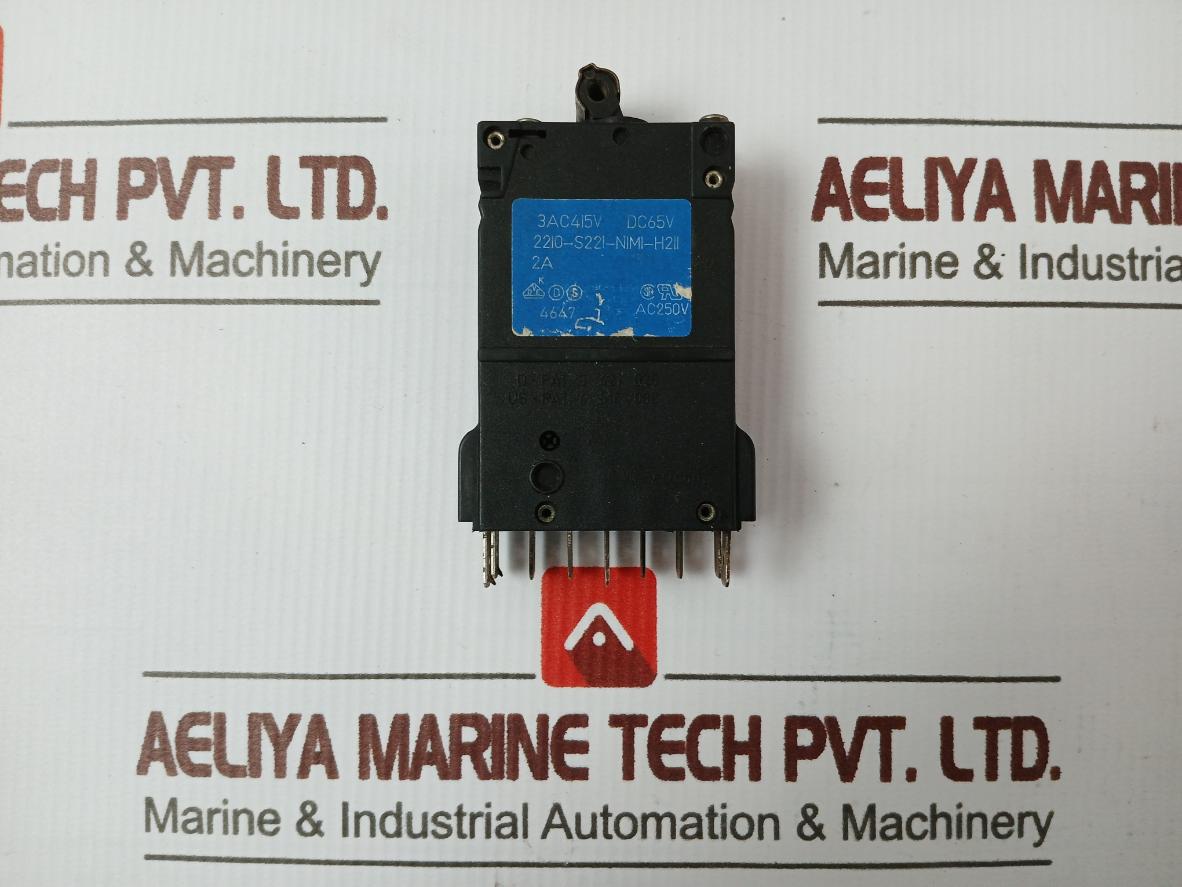 E-t-a 2210-s221-n1M1-h211 Circuit Breaker 2 A, Ac 250 V - Dc 65 V