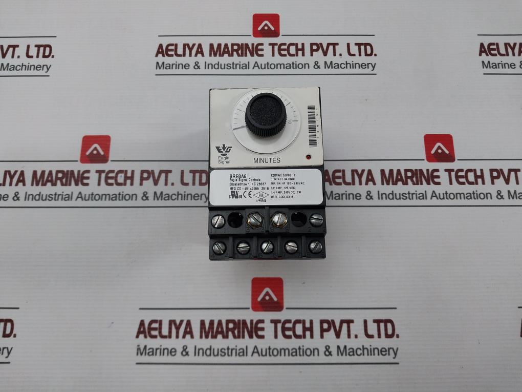 Eagle Signal Bre8A6 Electronic Timer 04640506P 0-10M 120-240Vac