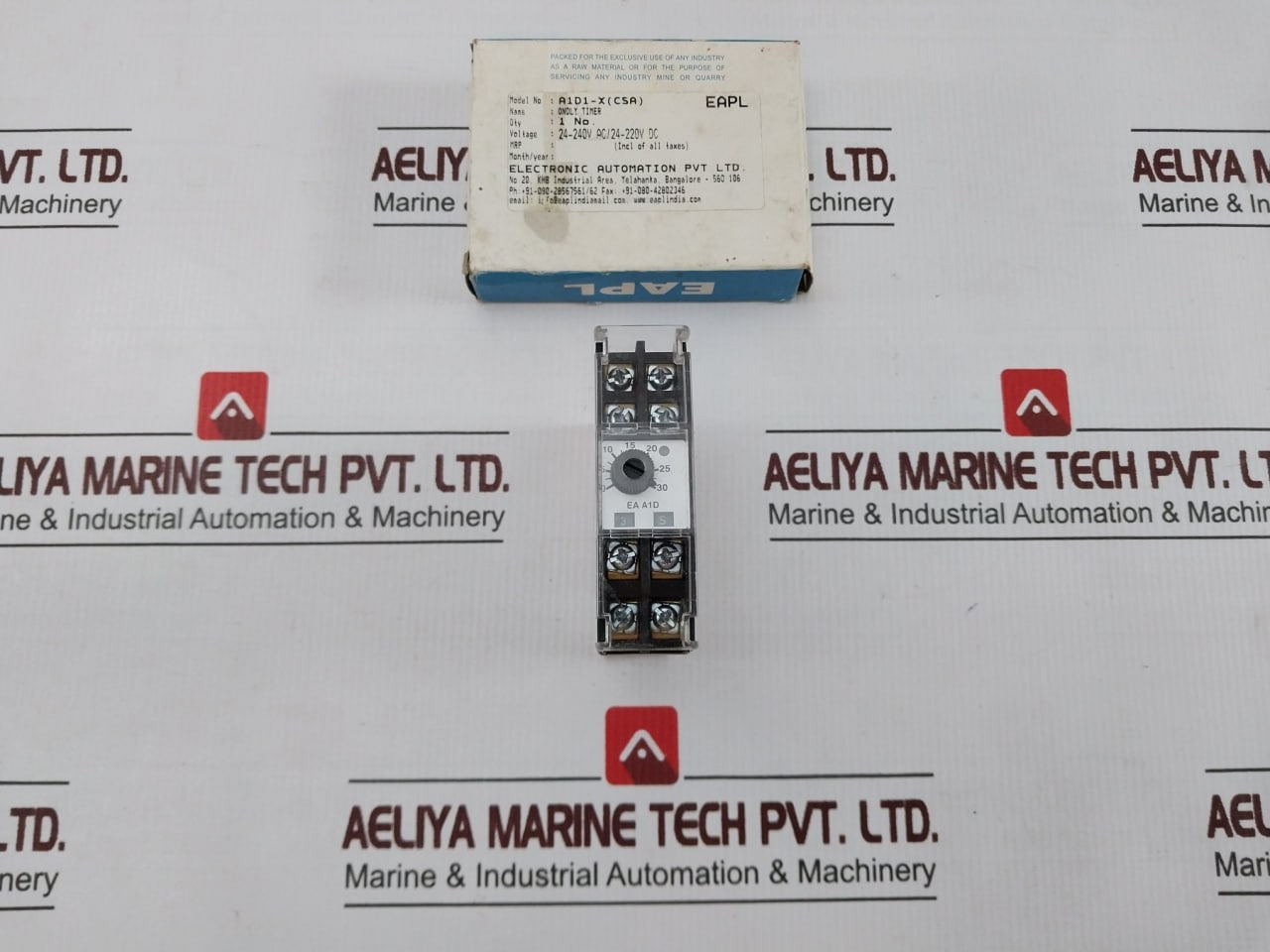 EAPL A1D1-X On Delay Timer 24-240V AC 50/60 Hz
