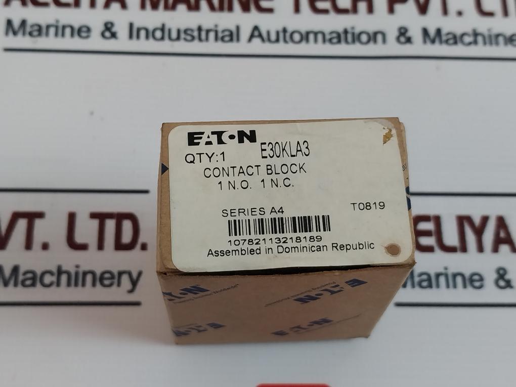 Lot of 2X Eaton Cutler Hammer E30KLA3 Contact Block Series A4 T0819