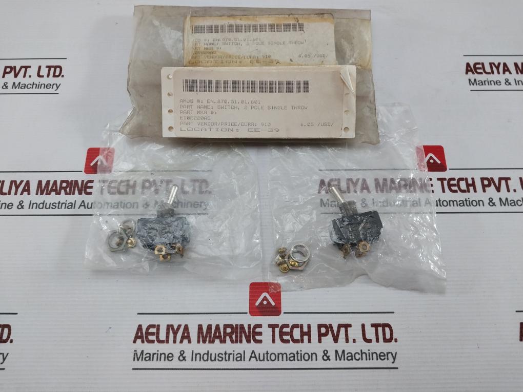 Eaton E10E220As 2 Pole Single Throw Switch
