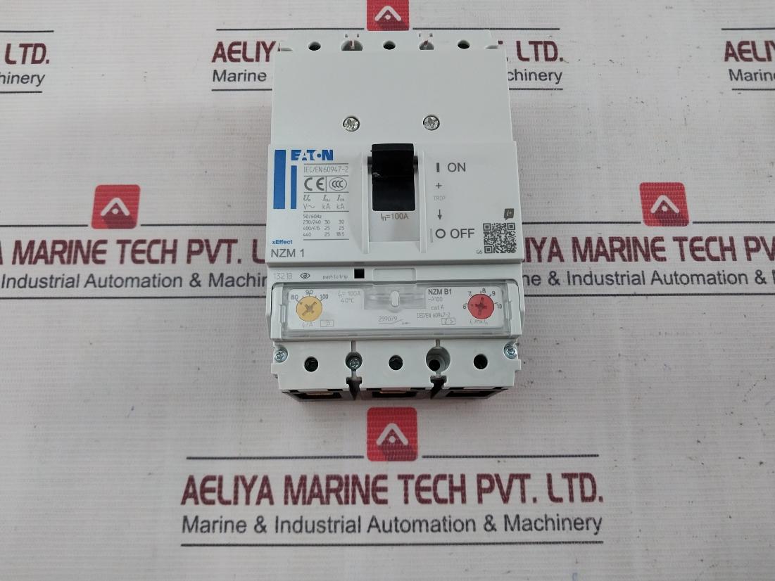 Eaton Nzmb1-a100 Circuit Breaker 50/60Hz New