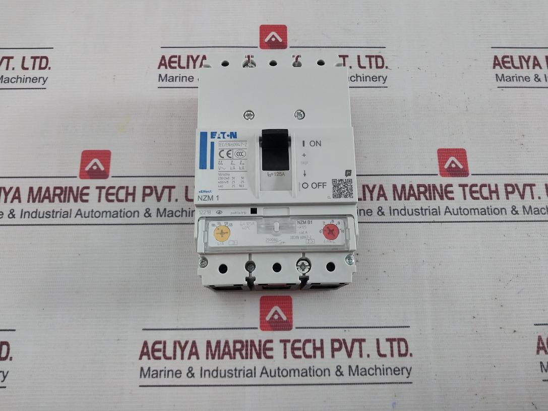 Eaton Nzmb1-a125 Molded Case Circuit Breaker Iec/En60947-2 125A 50Â°C