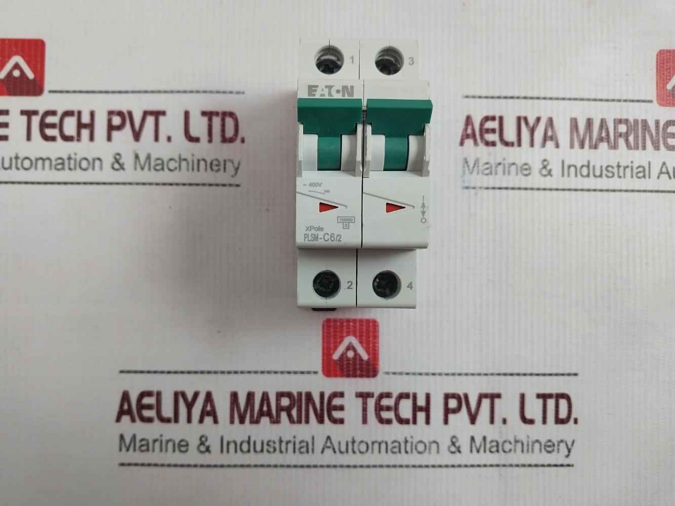 Eaton Plsm-c6/2 Circuit Breaker ~400V 10000/3