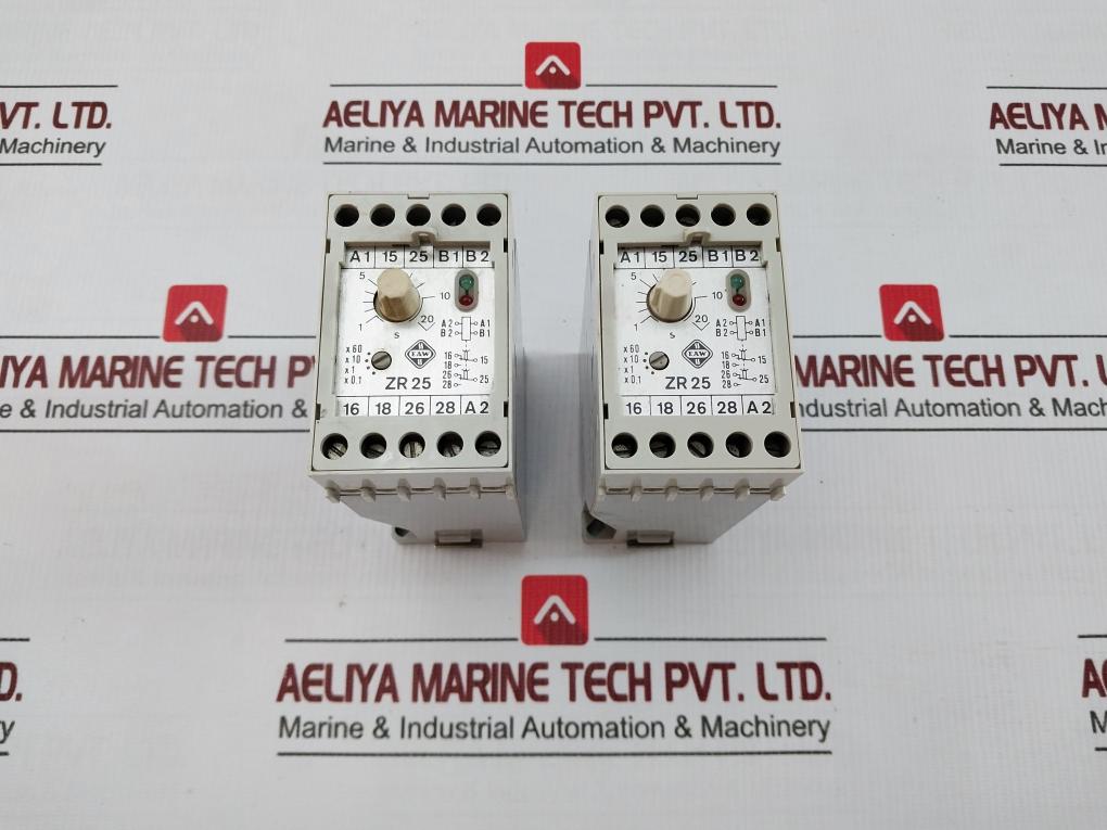 Analog Time Delay Relay Ip20 250v 50/60hz, Zr 25 By Eaw