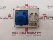 Ec Elettrocanali Ec692901 Angled Flush-mounted Socket Iec309 200/250V 50-60Hz