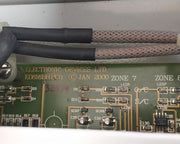 Ed Ed816 Fire Detector Panel W/ Camlock Cabinet+Key Control Switch Led Indicator