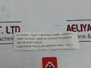 Ed Ed816 Fire Detector Panel W/ Camlock Cabinet+Key Control Switch Led Indicator