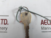 Ed Ed816 Fire Detector Panel W/ Camlock Cabinet+Key Control Switch Led Indicator