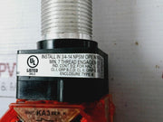 Egs E87975 3 Position Key Operated Selector Switch Ep Series Hd 600Vac Max 10A
