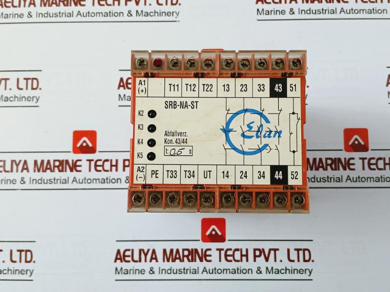 Elan Srb-na-st-24 Vdc Safety Relay 120Ma 250Vac 4Kv/2