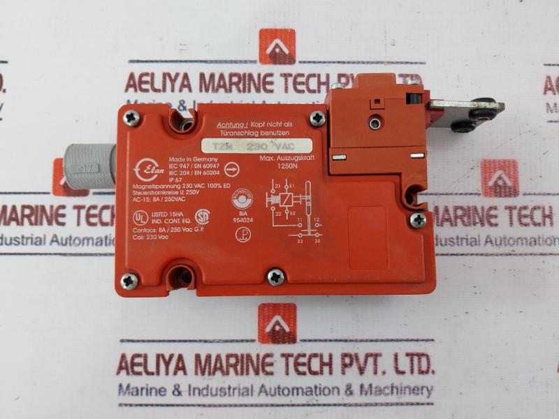 Elan Tzm 230 Vac Schmersal Safety Switch Iec 947/En 60947