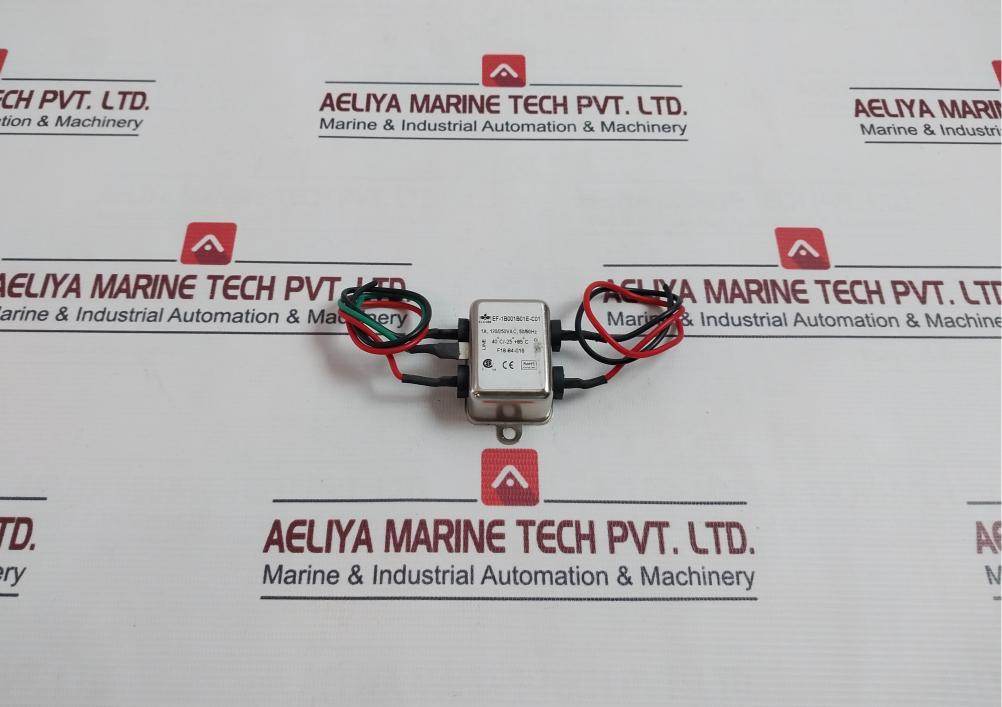 Elcom Ef-1B001B01E-c01 (Emi) Electromagnetic Interference Filter 1A 120/250 Vac