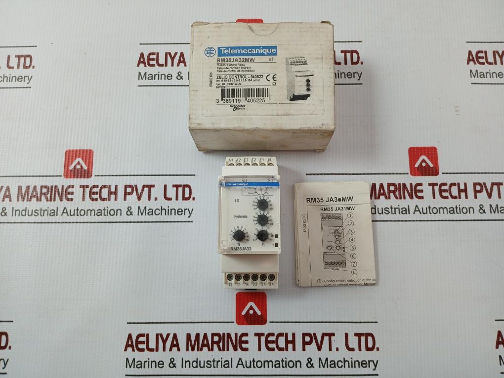 Electric Current Monitoring Relay 24–240 Vac Schneider Electric Rm35ja32mw