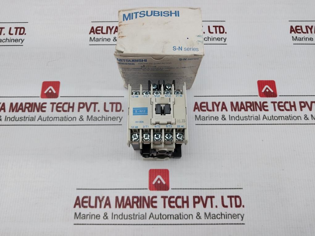 Electric Magnetic Contactor 100-110v 60hz By Mitsubishi Electric S-N12