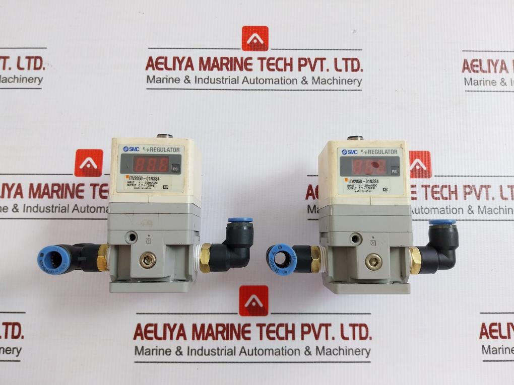 Electro-Pneumatic Regulator 0.7-130psi Smc Part No. Itv2050-01n3s4