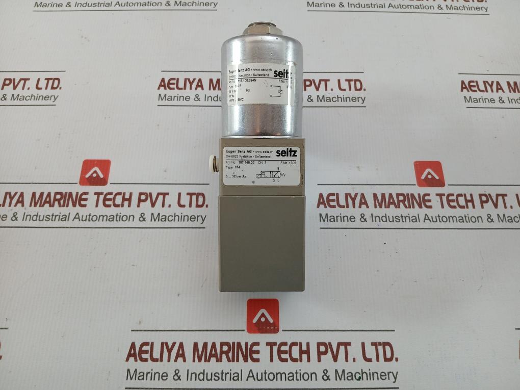 Electro-Pneumatic Valve 118.100.024N 3/2-way IP54 BY EUGEN SEITZ
