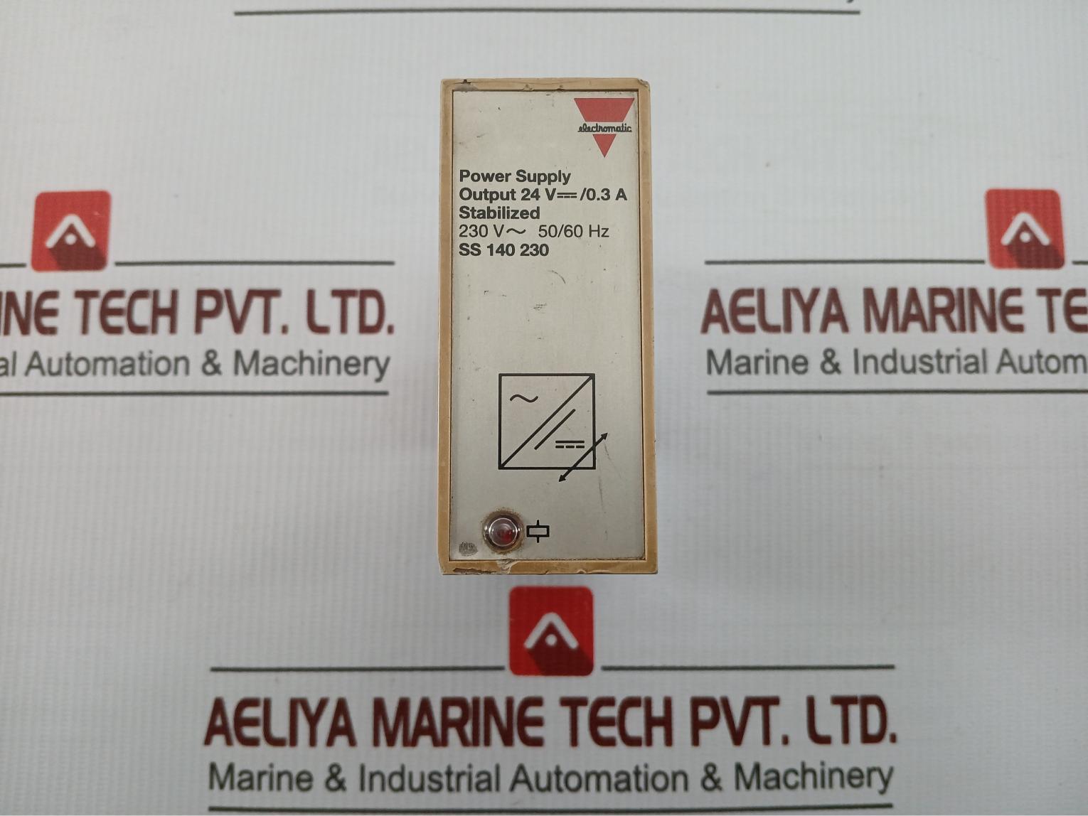 Electromatic Stabilized Power Supply 24vdc/0.3a In Used Ss 140 230