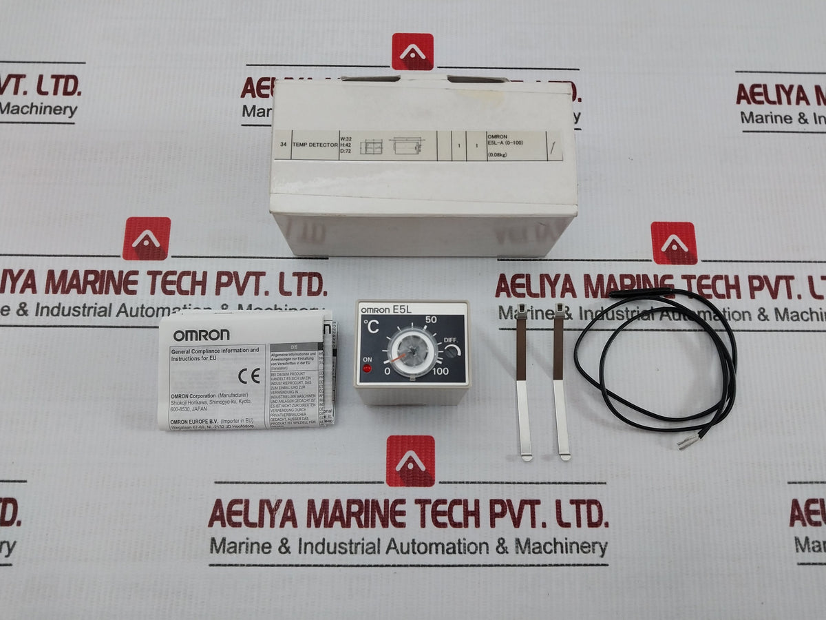 Electronic-Thermostat-Temperature-Controller-0-100c-250vac-10a-Omron-E5l-A-1