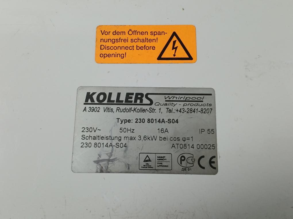 Electronic Control Box Part No. 230 8014a-S04 Rudolf Kollers 230v 50hz 16a