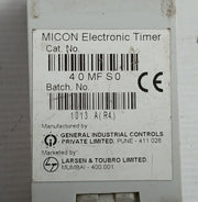 Electronic Timer Series-480 0.1 Sec To 10 Hours 40Mfs0 Brand Gic