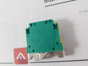 Lot of 50X ELMEX ET10 Earth Terminal Block IEC 60947-7-2 6–16 AWG 13 mm
