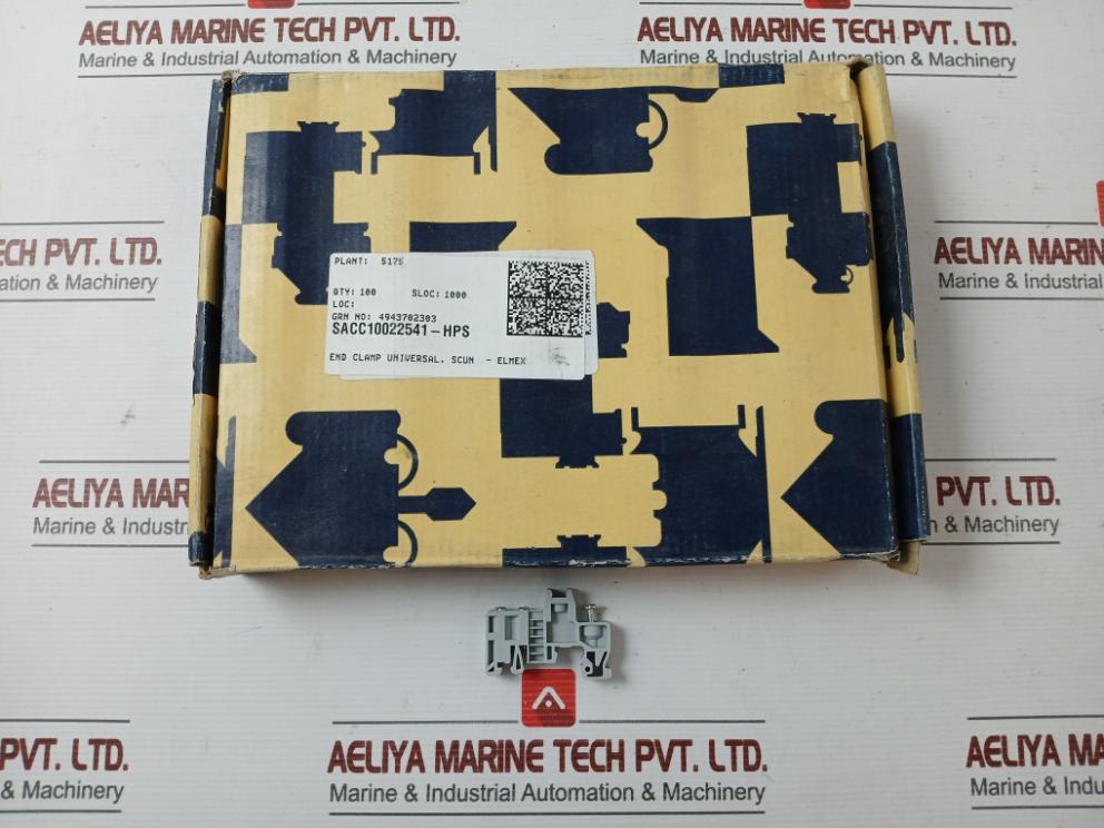 Elmex Screw Type End Clamp Sacc10022541-Hps Scun (1 Box=100 Pcs)