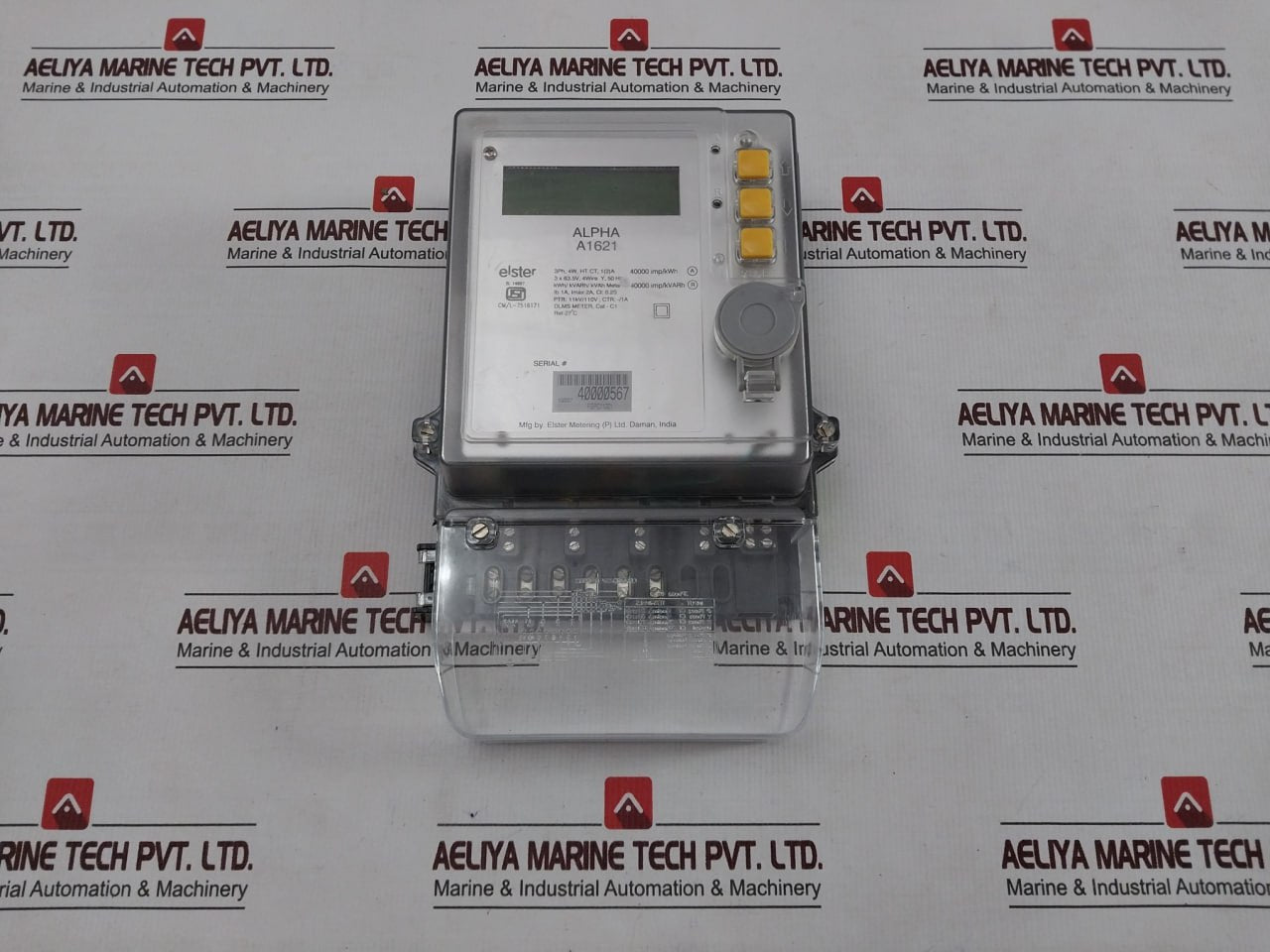 Elster A1621 Kwh/Kvarh/Kvah Meter 11Kv/110V Ctr -/1A 27˚C