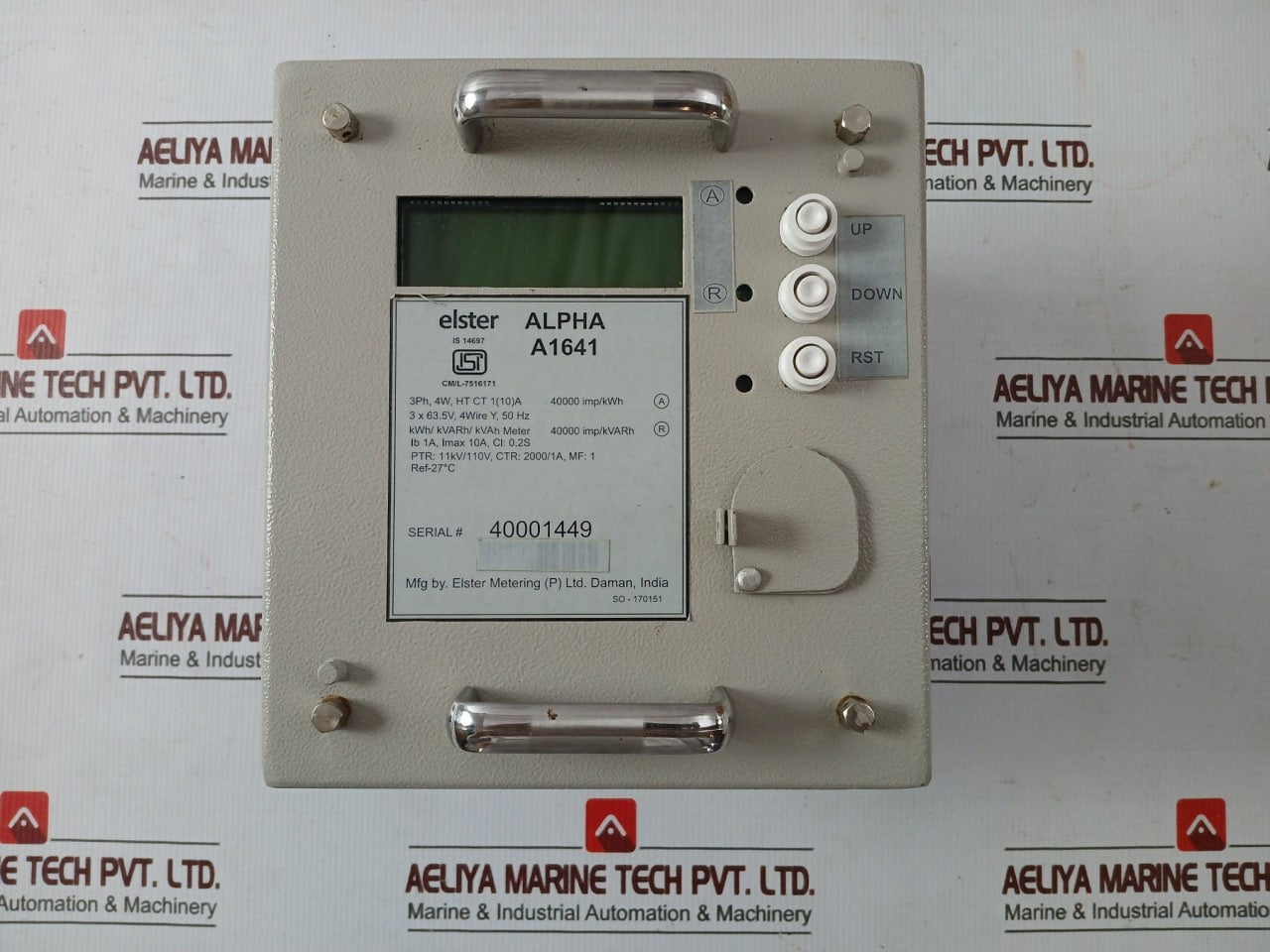 Elster Alpha A1641 3-phase Digital Electric Meter 40000 Imp/kwh 50hz