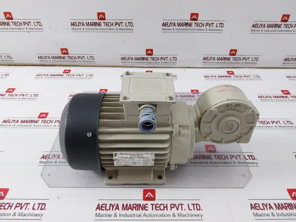 Eltek Equipment Ts.71.1J 3 Phase Induction Motor 415/220V 50Hz 0.9Amp 260 Rpm