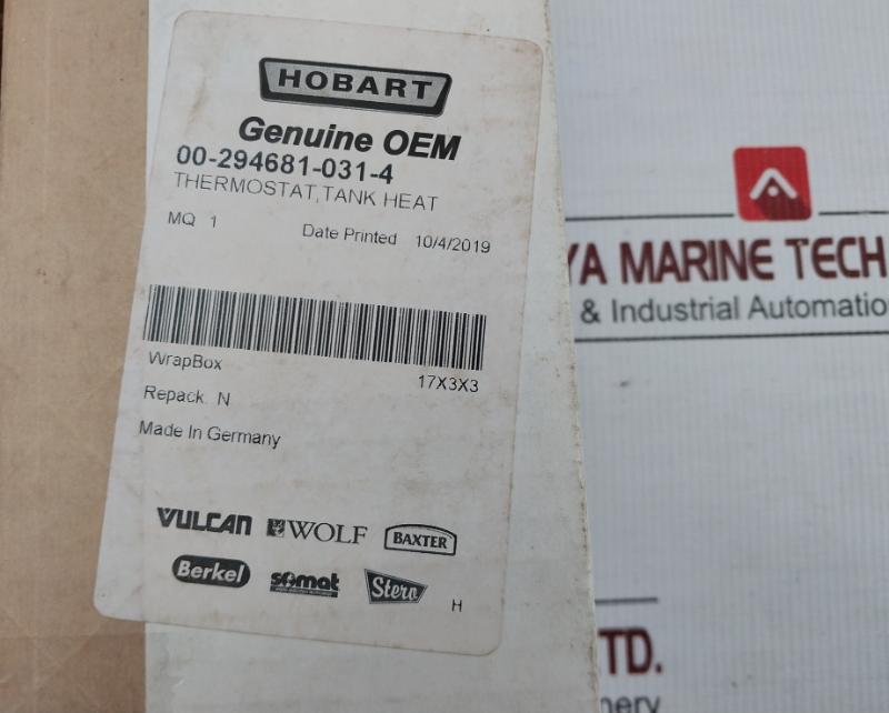 Em-2-Tk Panel-Mount Capillary Thermostat By Jumo