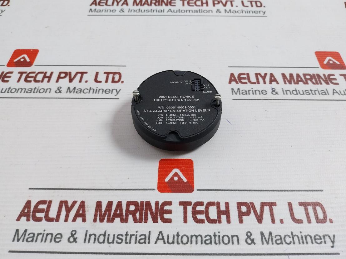 Emerson 02051-9001-0001 Hart Pressure Transmitter 2051 Electronic 4-20Ma