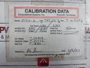 Emerson Csi 2120-2 2120A Series Machinery Analyzer Rev 7 Ver 7.45B