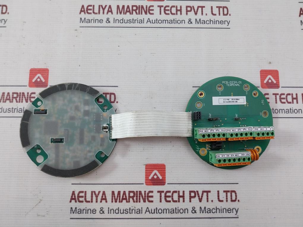 Emerson Pcb-0234/01 Output Board With Hart Terminal M2-sn1200731-16
