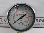En 837-1 Glycerine Oil Filled Pressure Gauge 63 Mm 0-25Bar/Psi