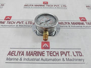 En 837-1 Glycerine Oil Filled Pressure Gauge 63 Mm 0-25Bar/Psi