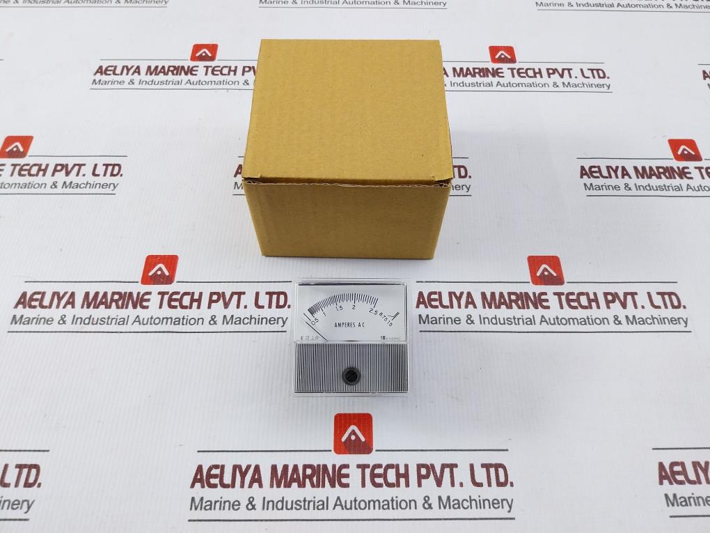 Engro 255L Analog Panel Ammeter 0.5-2.5/15 Amperes Ac