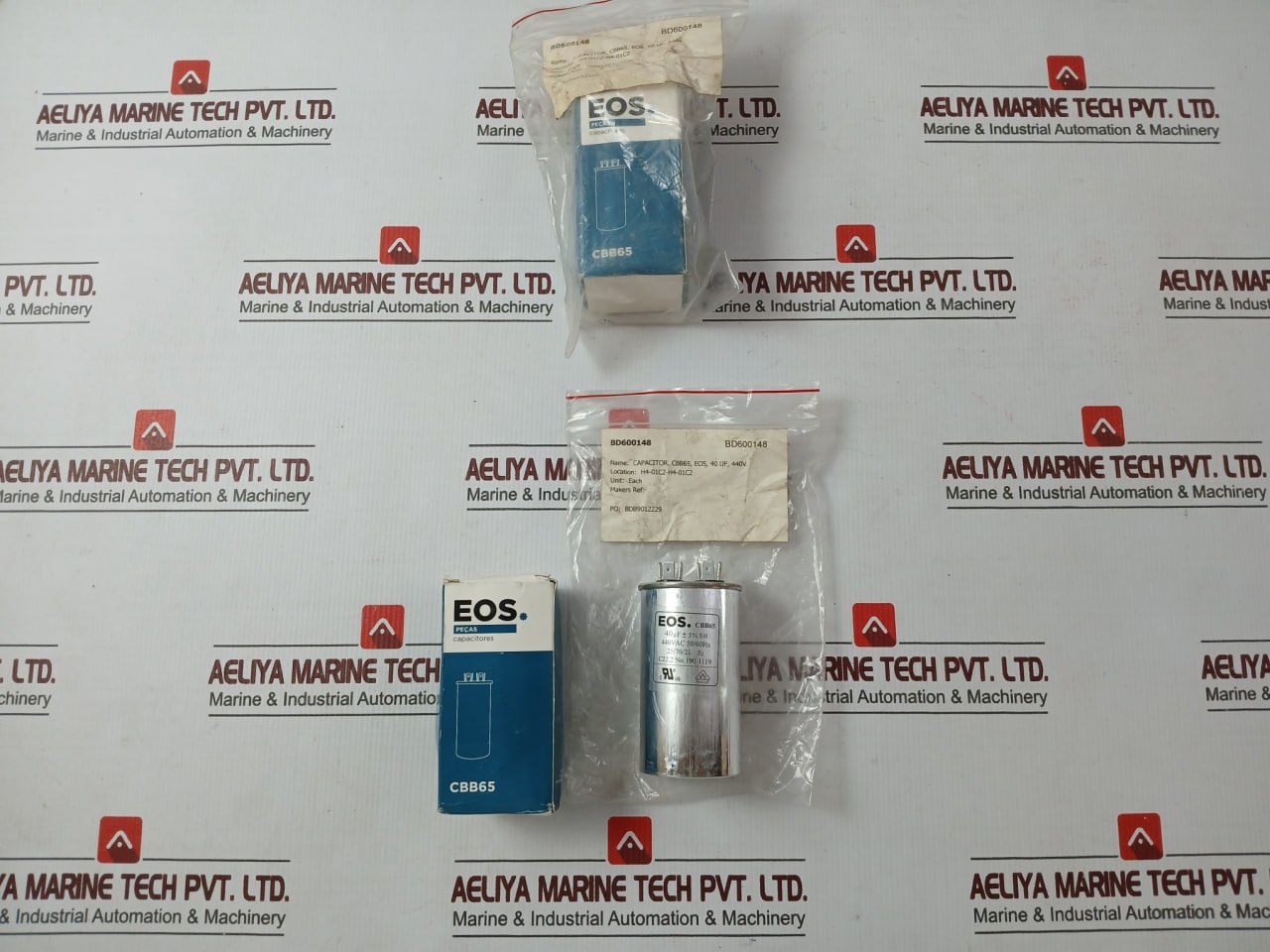 Eos Cbb65 Capacitor 440Vac 50/60Hz