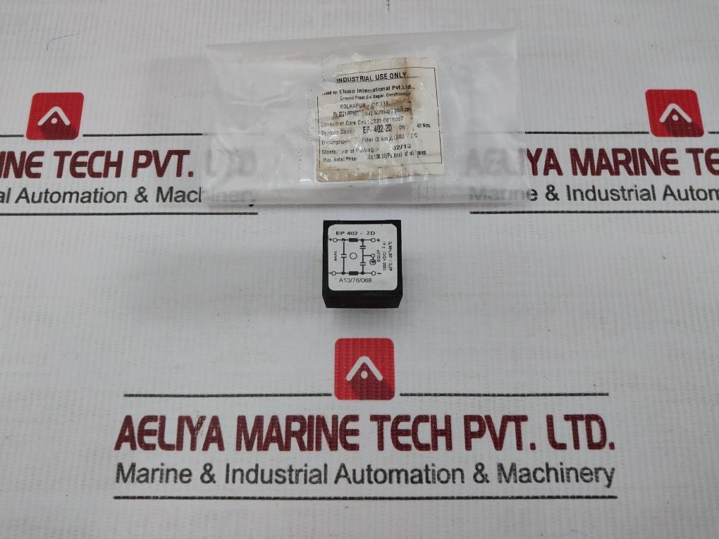 Ep 402-2d Power Line Filter By Elcom 1000 Vdc/ 2a