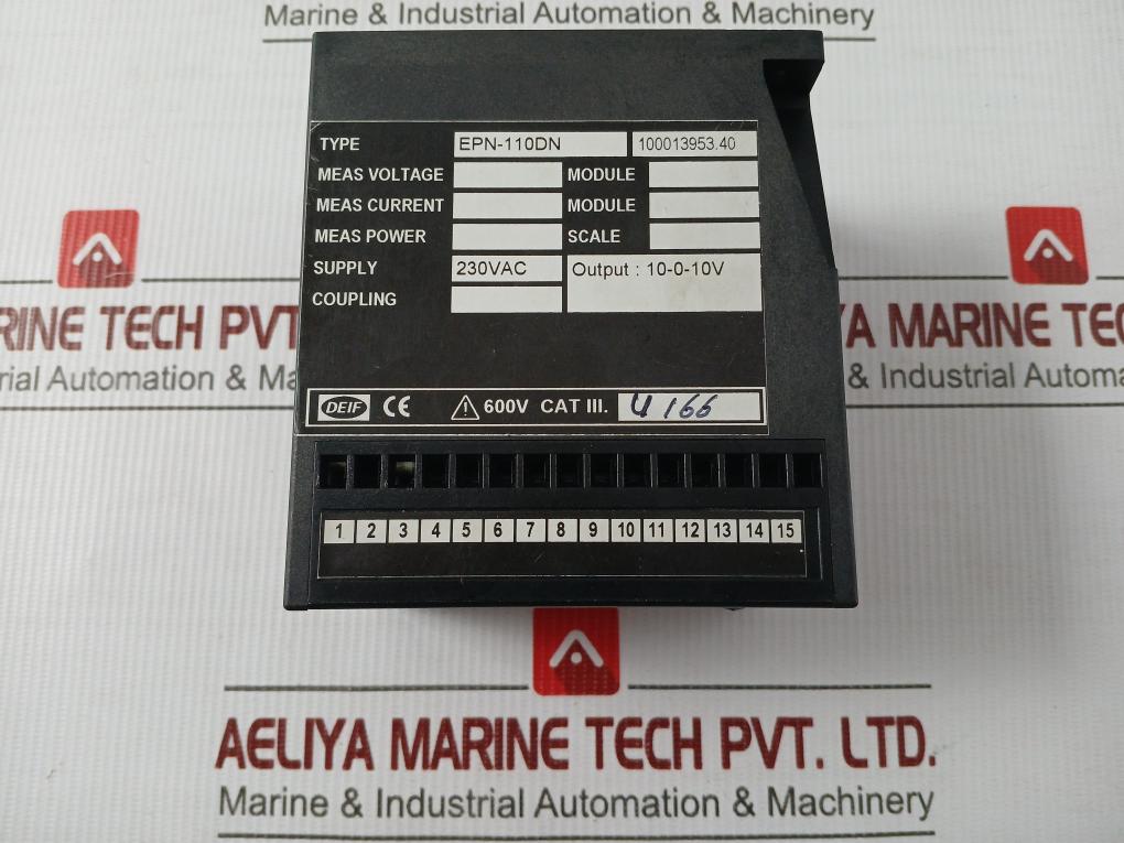Epn-110dn Potentiometer Controller Relay 230vac Brand Deif