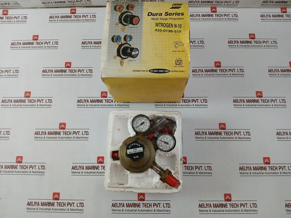 Esab 433-0196-515 Nitrogen Multi Stage Regulator 230Bar 0-230Psi