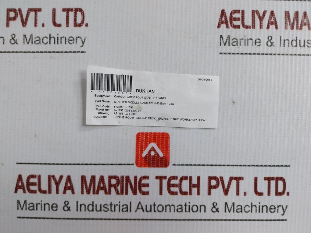 Esm-104g-Starter-Pcb-Module-By-Terasaki-K-87z-5-001d-8738901-1098-1