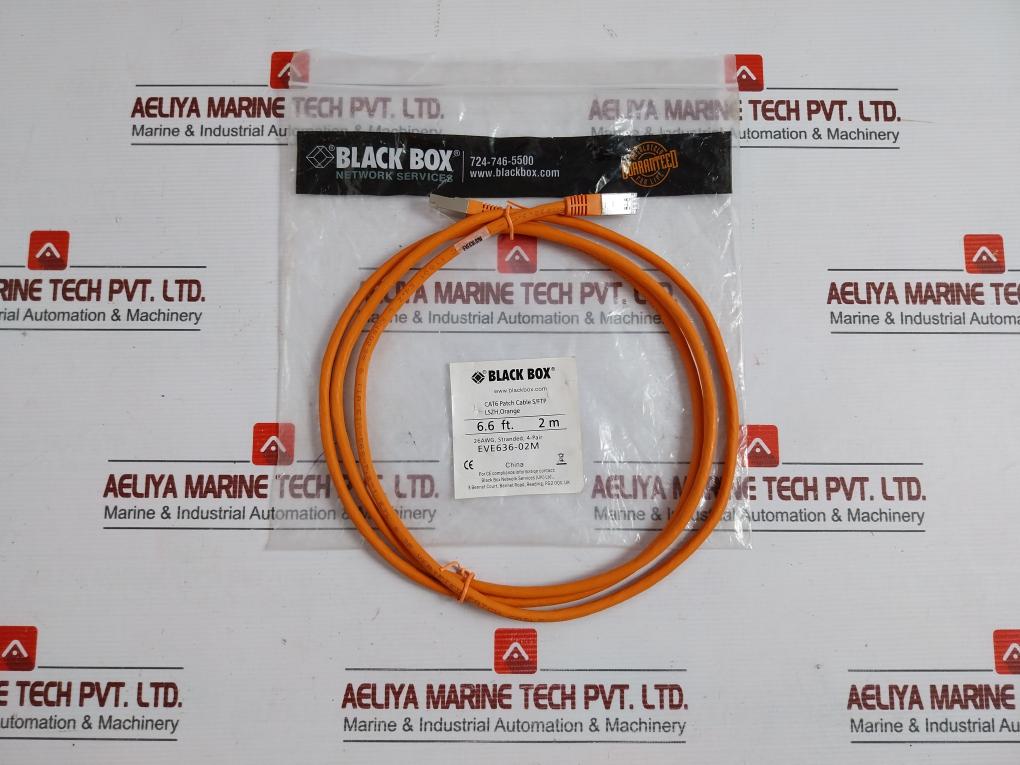 Eve636-02m Black Box Cat6 2-Meter Patch Cable