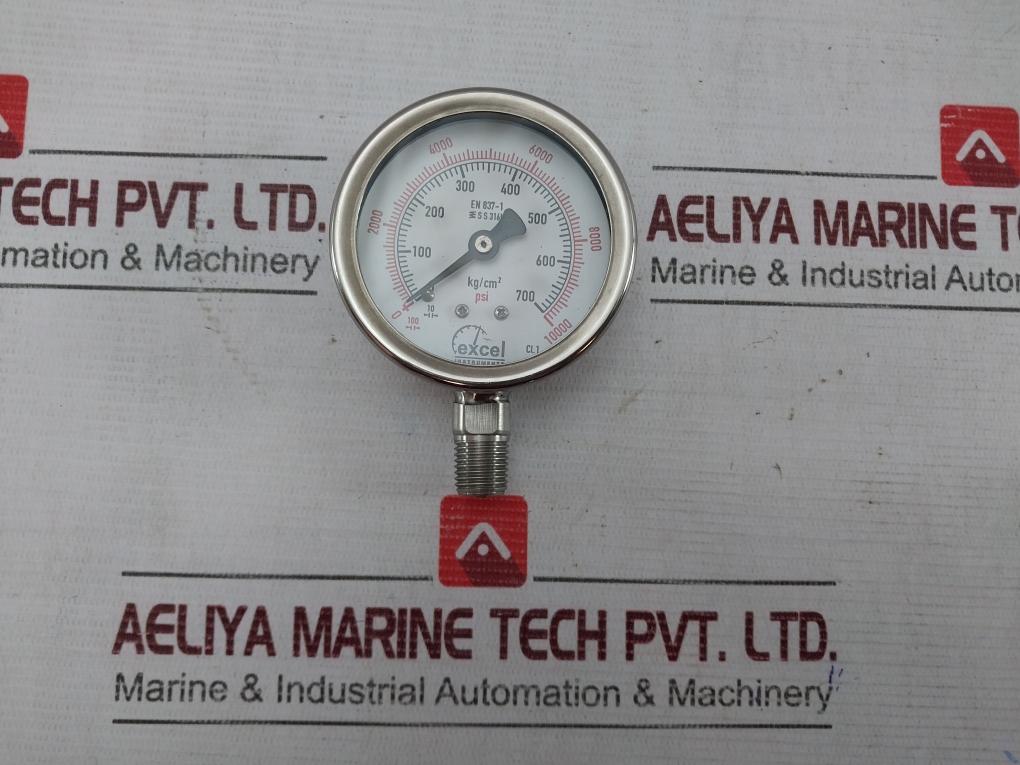 Excel En 837-1 Wpt-25-2-2Nm Digital Pressure Gauge 0-10000 Psi