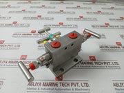 Excelock E505 Dm T-type 5-way Manifold Valve 6000 Psi E-7257/186
