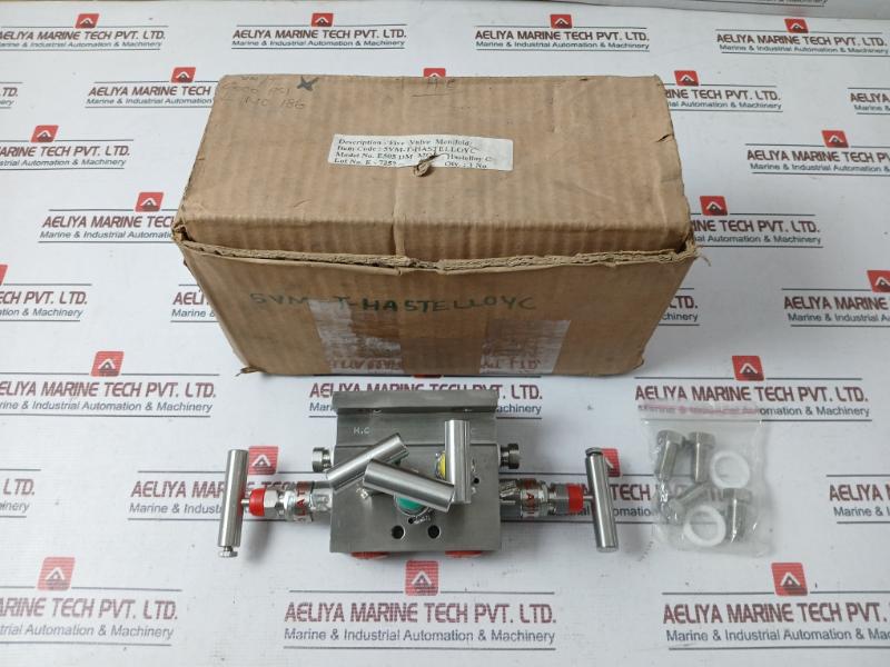 Excelock E505 Dm T-type 5-way Manifold Valve 6000 Psi E-7257/186