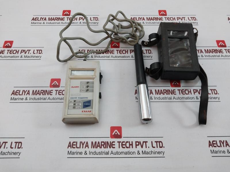 Max3 Exgaz Portable Multi Parameter Analyzer With Remote Probe - Used