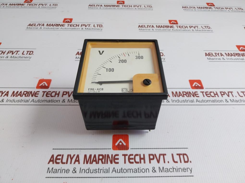 F96-Acb Analog Voltmeter By Shanghai Yitai 0-300 V