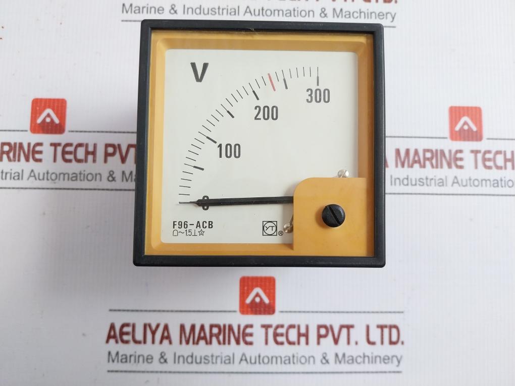 F96-Acb Analog Voltmeter By Shanghai Yitai 0-300 V