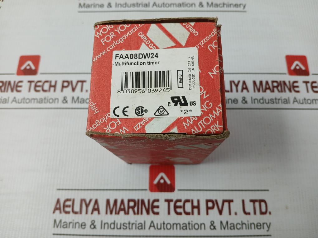 Faa08dw24 Analog Time Delay Relay Brand Carlo Gavazzi 50/60hz 250vac